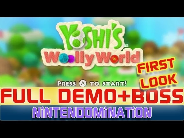 WiiU - Yoshi's Woolly World - Full DEMO + BOSS *Direct Feed*