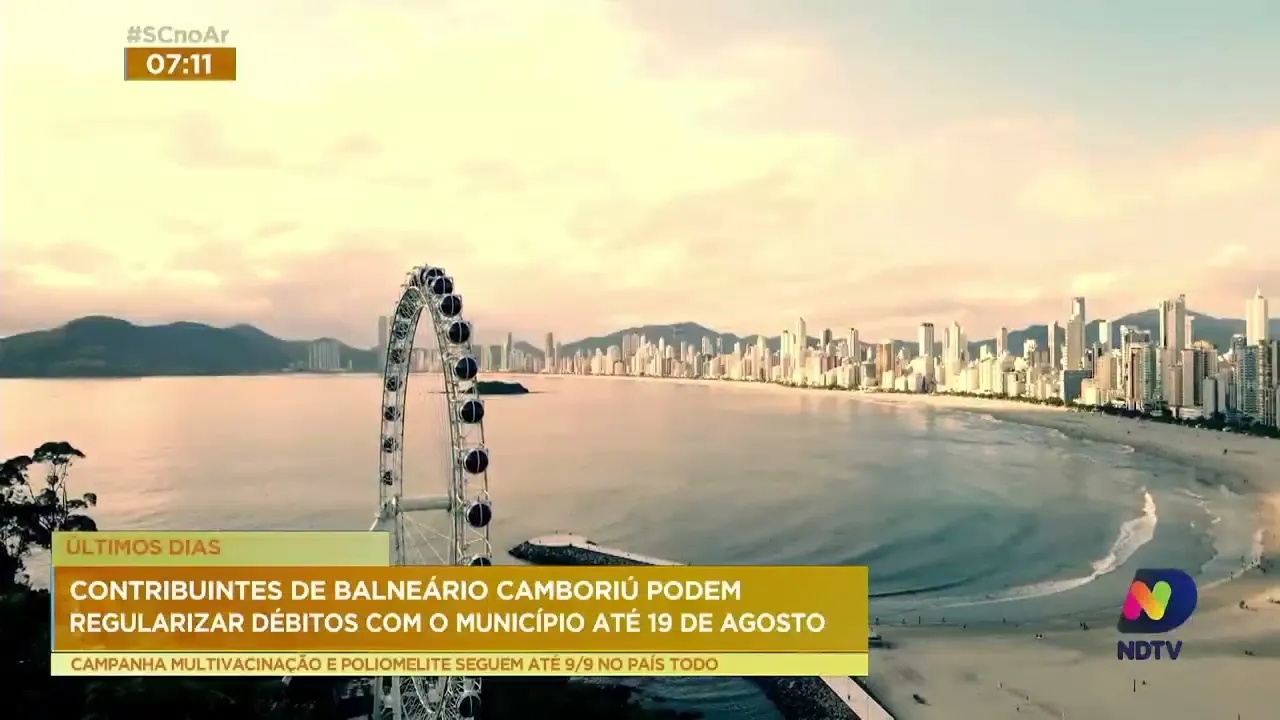 Moradores de BC têm até o dia 19 para regularizar débitos com prefeitura