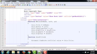 JavaScript - Object Oriented Programming