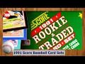 1991 Score Baseball Card Set Breakdown