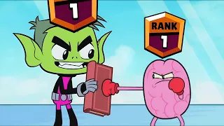 Teen Titans X Brawl Stars Rank Up🥶❤️‍🔥 #brawlstars #teentitans #teentitansgo #rankup #rank