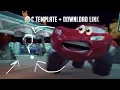 Lightning McQueen gets scared by Mater but there is no mater Template Download Link