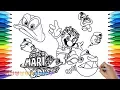 How to Draw Mario Odyssey Drawing Coloring Pages for Kids