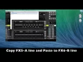 How to copy GEQ FX5-A to FX6-B