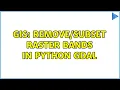 GIS raster bands in Python GDAL