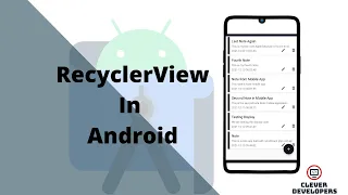 How To Create A Recyclerview in Android Studio with source code
