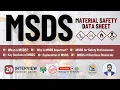 MSDS Material Safety Data Sheet 16 Sections of MSDS MSDS Safety Interview Questions