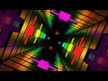 Download Lagu Screensaver 4K Terowongan Geometris Merah-Kuning dalam Loop Hipnotis Latar Belakang VJ (Tanpa Suara)