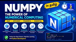 NumPy Full Course in Tamil Data Science AI Complete Beginner to Advanced