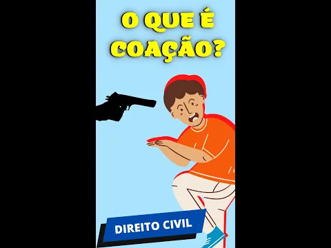 O que é coação? #direitodesenhado #direitocivil
