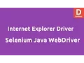 Internet Explorer WebDriver for Selenium Java