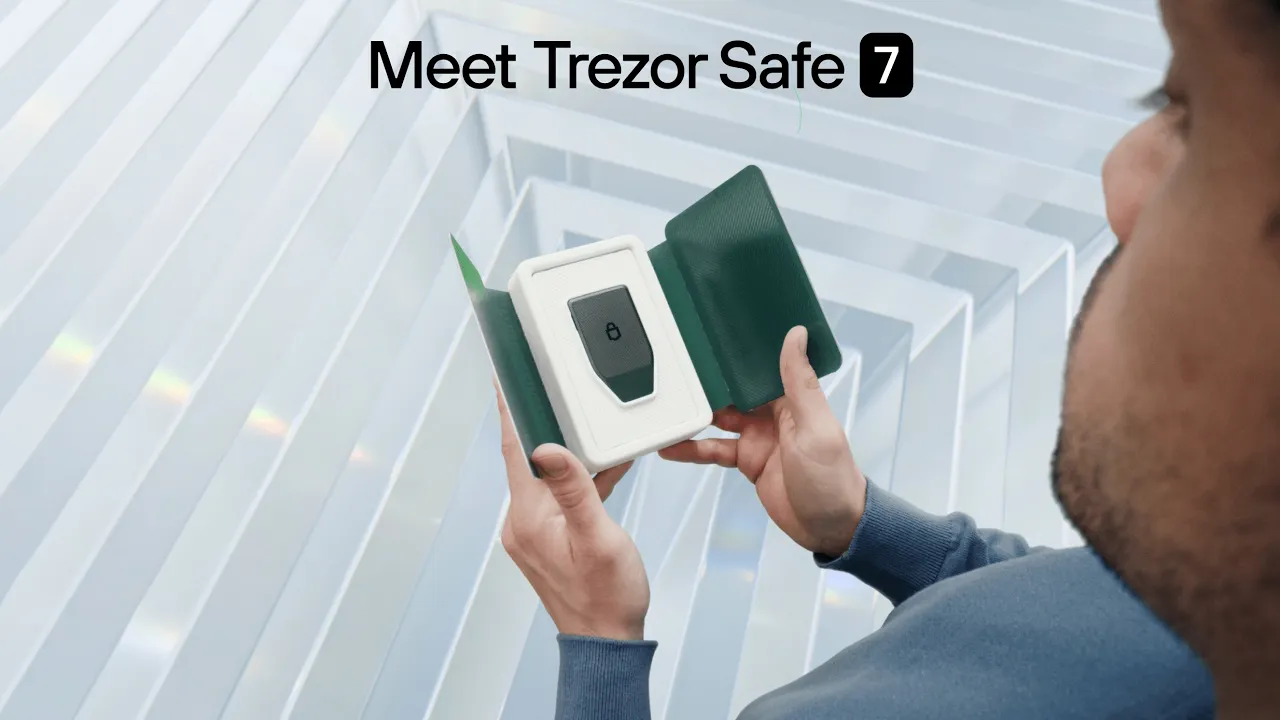 Trezor — Trezor Safe 7 — Security Redefined (YouTube video ad)