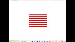 Drawing United States of America USA flag Using Python