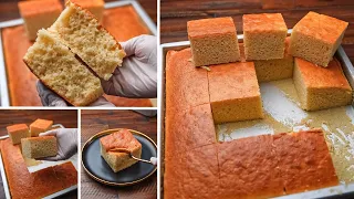 وصفه كيكه يوميه سريعه وعبقريه ف الخلاط ف خمس دقايق وكل اسرار نجاحها وارتفاعها اخف كيكه بتدوب ف البوق 