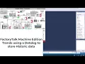 FactoryTalk View Machine Edition Trends using a DataLog for Historic data