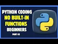 Python Logic Building for Beginners No max len or set Must-Know for Interviews