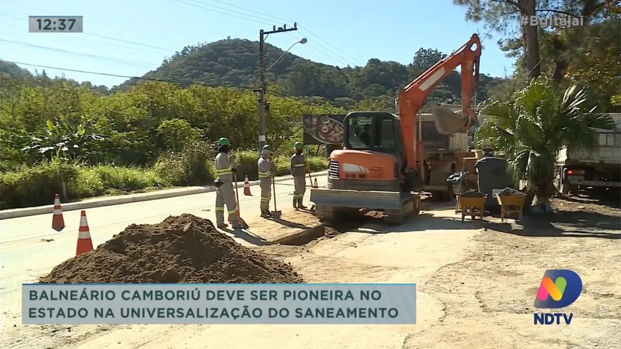 Balneário Camboriú deve ser a pioneira do estado na universalização do saneamento básico