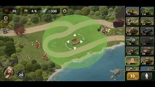 WWII Defense RTS Army TD Game mobile Level 32 Easy