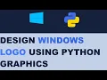 How to Design Windows Logo using Python Turtle 2020