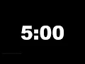 5 minutes 300 secs clock timer countdown Alarm Focus