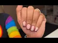 Chrome French Tip Nail Tutorial Acrylic Nail Tutorial Chrome Nails