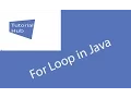12 For Loop in Java - Tutorial Hub