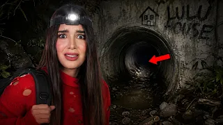 PASÉ LA NOCHE EN LOS TÚNELES SECRETOS DE MI CASA ☠️ *me arrepentí*