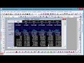 Show Statistics Info of Column in Worksheet