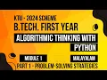 Algorithmic Thinking with Python Module - 1 Part