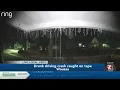 Doorbell camera shows crashing into parked vehicle in