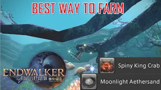 Final Fantasy XIV - Best way to Farm Moonlight Aethersands Spiny King Crabs