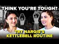 Download Lagu Nargis Fakhri vs Soha Ali Khan: Intense Kettlebell Workout \u0026 Fitness Secrets | Power Hour EP03