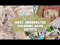 5 Underrated Adult Coloring Book Artists You Need to Add to Your Collection
