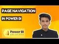 How to Create Simple Page Navigation button In Power BI 2025 Power BI Tutorials