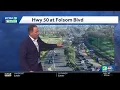 Highway 50 crash in Folsom snarls traffic Caltrans cameras show