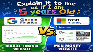 Google Finance Website Vs MSN Money Website