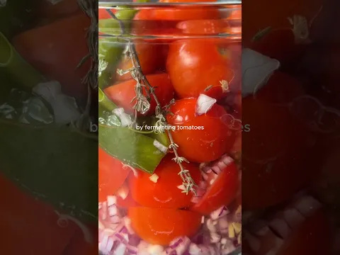 This Fermented Ketchup is one of our favourite methods for preserving tomatoes!
