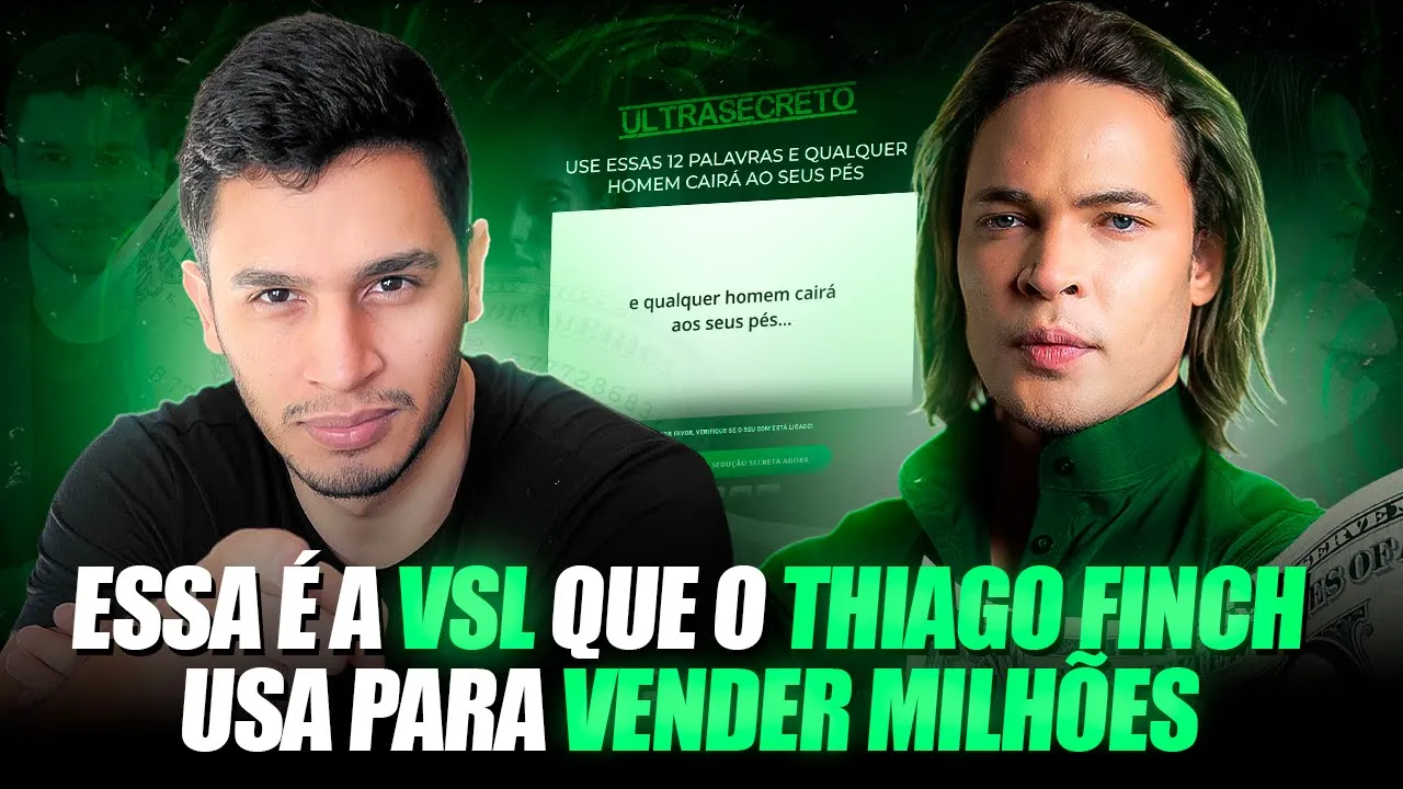 Como Criar Uma VSL Milionária Passo a Passo (Usada Por Thiago Finch)