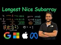 Longest Nice Subarray Leetcode 2401