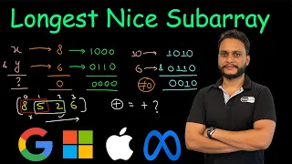 Longest Nice Subarray Leetcode 2401