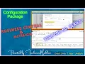 Configuration Package in Business Central Navision Configuration Card Setup