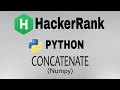 Concatenate Hackerrank Python Solution English Explanation