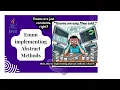 Enum Implementing Abstract Methods Java Advanced