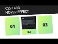 CSS Card Hover Effects Html CSS csPoint Web Designing Tutorials