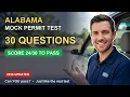 Alabama DMV Mock Test 2026 30 Questions Just Like the Real Exam Can You Pass