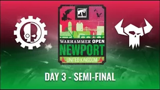 Warhammer 40,000 Grand Tournament - Newport - Semi-Final - Adeptus Mechanicus vs. Orks