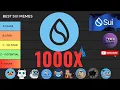 Download Lagu 🔥RANKING 1000X SUI MEME COINS - MUST WATCH LOFI, HIPPO, FUD, BLUB \u0026 MORE🔥