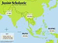 Scholastic Junior Magazine Cloths Map Story Promo