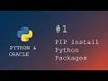Python How to Install python packages