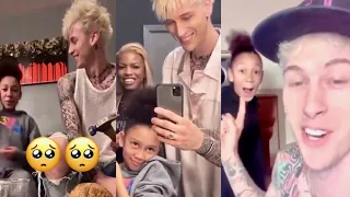 Machine gun kelly being the SOFTEST DAD to Casie baker